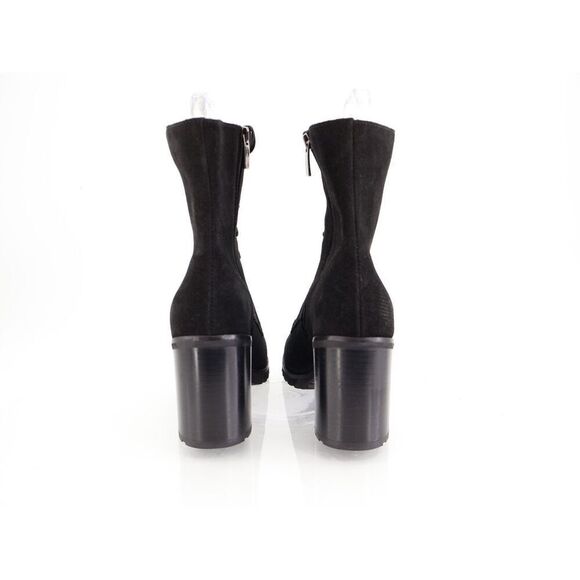 La Canadienne Parkera Waterproof Lug Boot Womens 8.5 Black Suede Lace Up Bootie - Picture 3 of 11